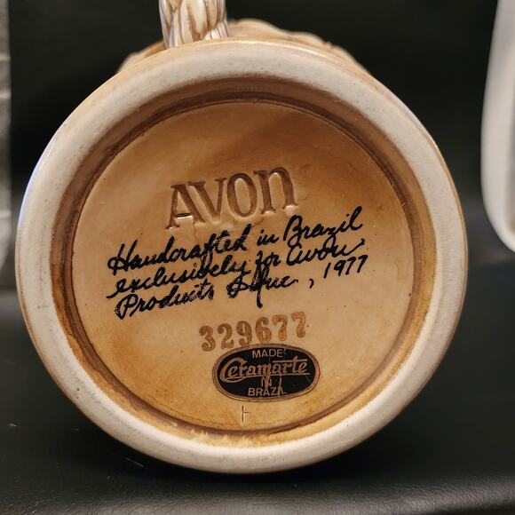 Vintage 1977 AVON Tall Ships Ceramic Stein Cologne For Men Clint in Original Box - Picture 6 of 6